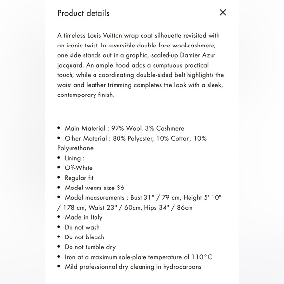 Louis Vuitton Wrap Coat - Picture 6 of 6